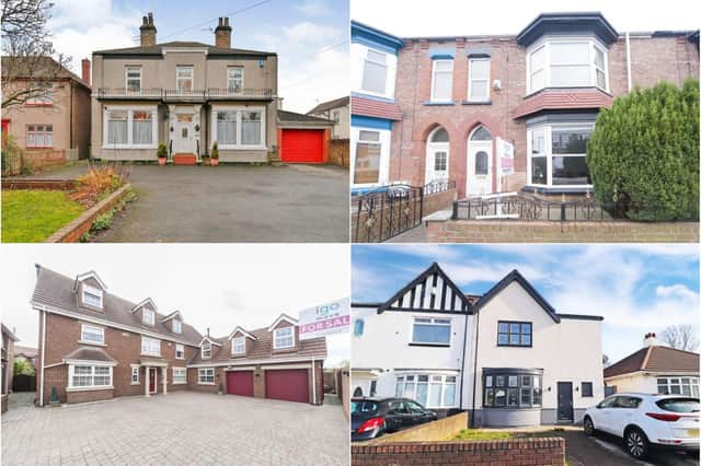 Four houses in Hartlepool which will qualify for the stamp duty break.