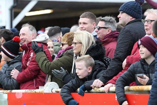 South Shields were backed by more than 3,200 fans for the 5-3 win.