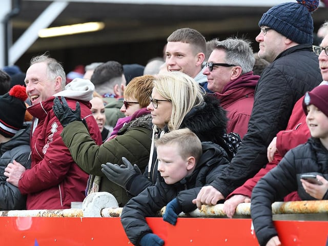 South Shields were backed by more than 3,200 fans for the 5-3 win.