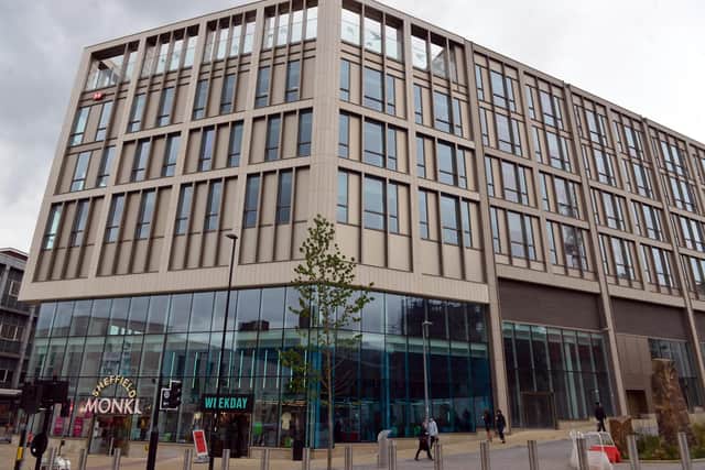Any development of the centre will be alongside existing schemes such as Heart of the City Two,. Pictured is Charter Square situated in Phase 1 of Sheffield City Council’s Heart of the City II. Picture: Brian Eyre