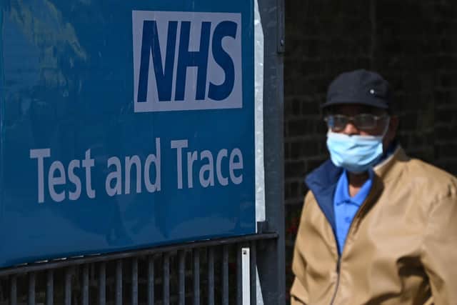 An NHS Test and Trace call centre worker claims staff and members of the public are being treated 'appallingly'' (Photo by DANIEL LEAL-OLIVAS/AFP via Getty Images)