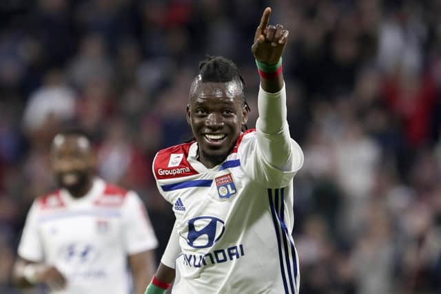 Bertrand Traore has joined Aston Villa from Lyon ahead of Sheffield United's visit to Villa Park in the Premier League: AP Photo/Laurent Cipriani, File