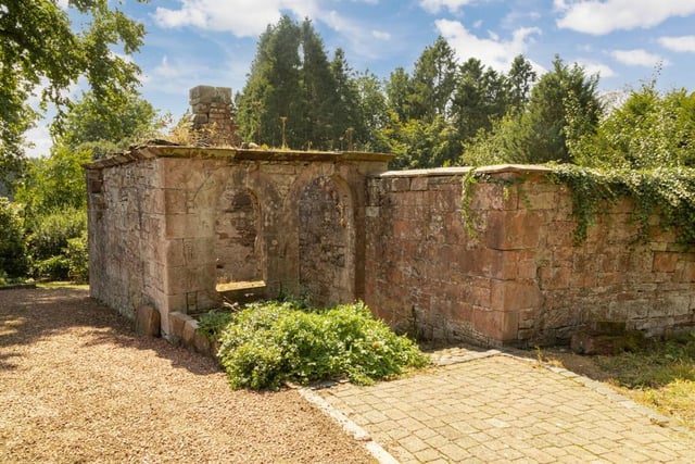 Historic garden wall.