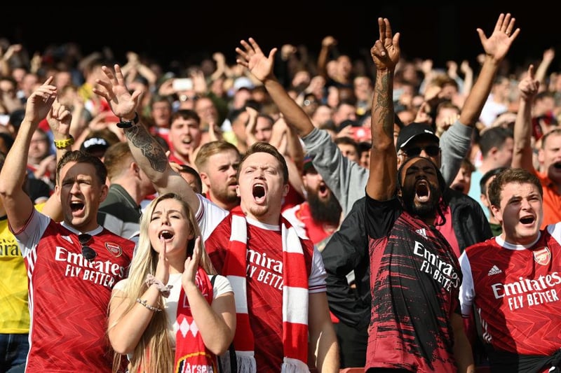 Ever since the move to The Emirates Stadium, ticket prices have become a major source of anger for Arsenal supporters. Currently, the cheapest season ticket is priced at £891, meaning each supporter has to work nine days in order to afford one.
(Photo by Shaun Botterill/Getty Images)