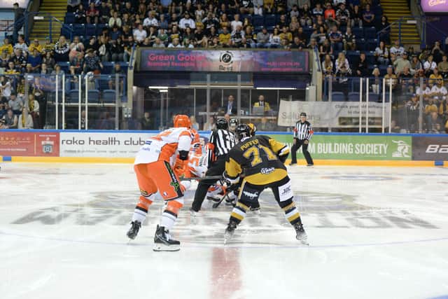 Sheffield Steelers taking on Nottingham Panthers
