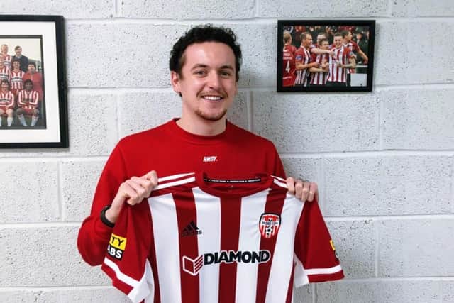 Sheffield United striker David Parkhouse has joined League of Ireland side Derry City. Photo Derry City FC