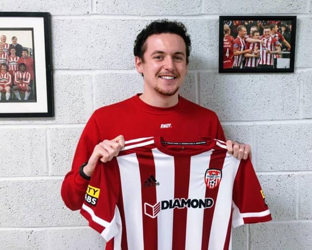 Sheffield United striker David Parkhouse has joined League of Ireland side Derry City. Photo Derry City FC