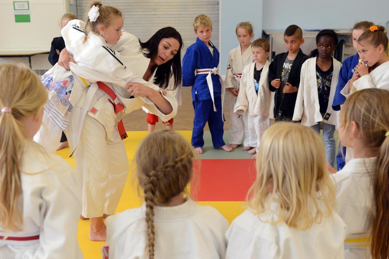 Former Team GB judo star Chloe Cowan at Biddick Hall and Whiteleas Children's Centre in 2015. Does this bring back memories?
