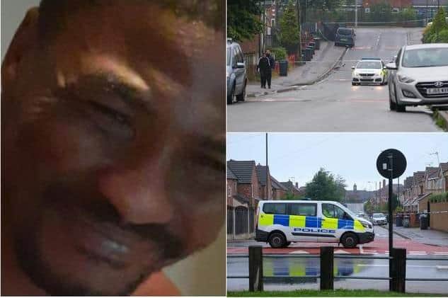 Pictured is deceased Anthony Sumner who died aged 42 after he was allegedly murdered during a reported machete and knife attack on Windy House Lane, at Manor, Sheffield.