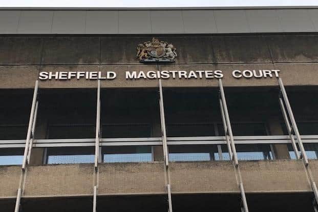 An abusive man has been fined at Sheffield Magistrates' Court, pictured, after he used foul-mouthed language at two South Yorkshire stores.