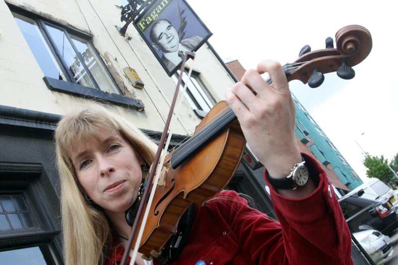 Fiddle player Cath James is writing about her favourite places in Sheffield - including Fagans, June 2014