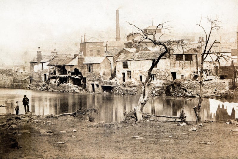 Another view of the terrible damage caused by the Sheffield Flood in March 1864
