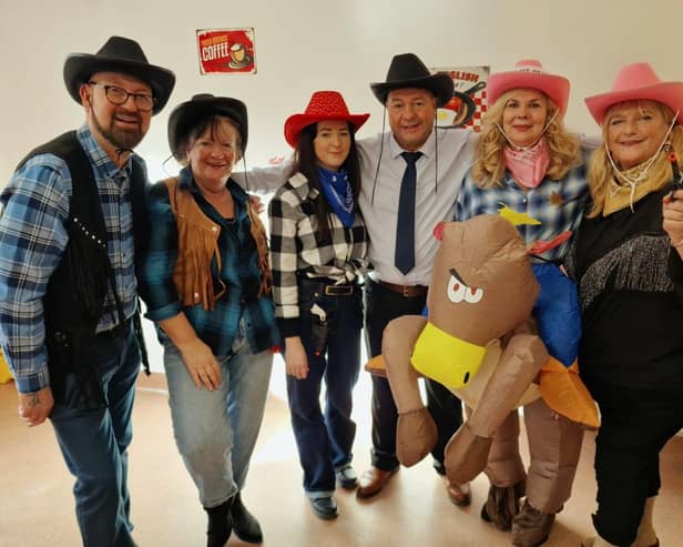 Cotleigh staff got into the cowboy spirit for their 30th anniversary party