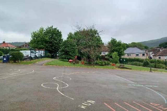 Site of the new nursery block at Wharncliffe Side Primary School. A primary school has asked Sheffield Council for permission to expand and boost its pupil numbers.