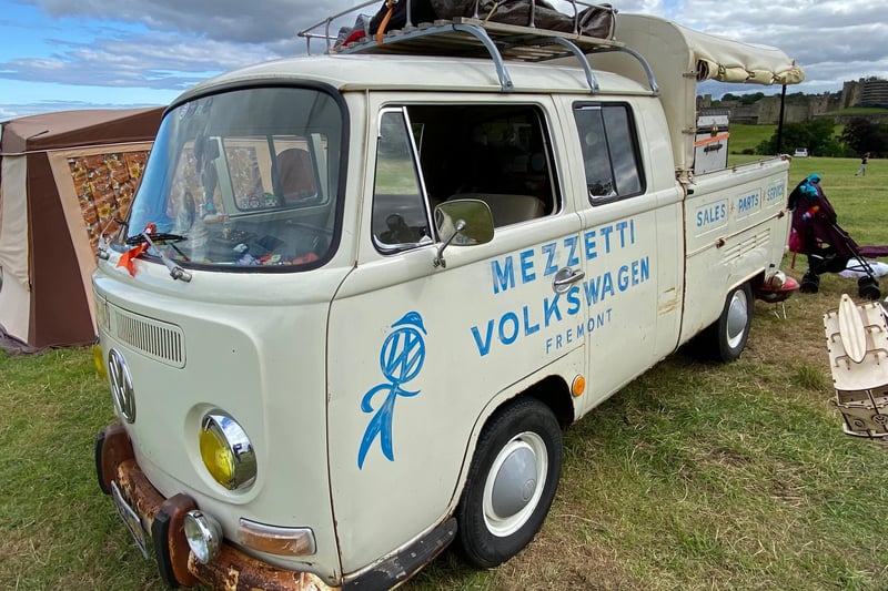 The Crammon family's award-winning 1969 VW Crew Cab was originally owned by a garage called Mezzetti in Fremont, California.