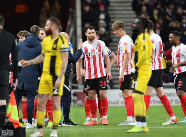 Play was stopped at the Stadium of Light.