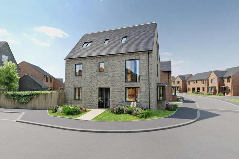 The five-bed detached home is on the market from £357,500