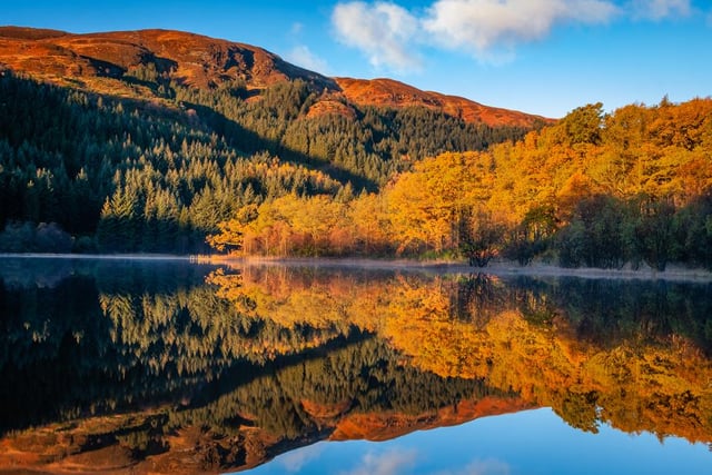 Loch Lomond and The Trossachs National Park boast breathtaking scenery all year round, but especially during autumn. From domineering mountains and glens to the calming beauty of the Lochs, there’s plenty to see and do (Photo: Shutterstock)