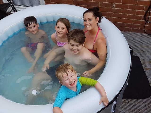 Picture sent in by - Wendy Thompson
My amazing beautiful daughter Sarah Thompson, who is a single mum with 4 children. Not only is she ensuring her children are keeping up with their school work and entertained (not easy with a hyper 2 year old anyway) but she  is also making sure her dad and myself who are shielding ( we are divorced) are getting everything we need. My heart bursts with pride and love for her
