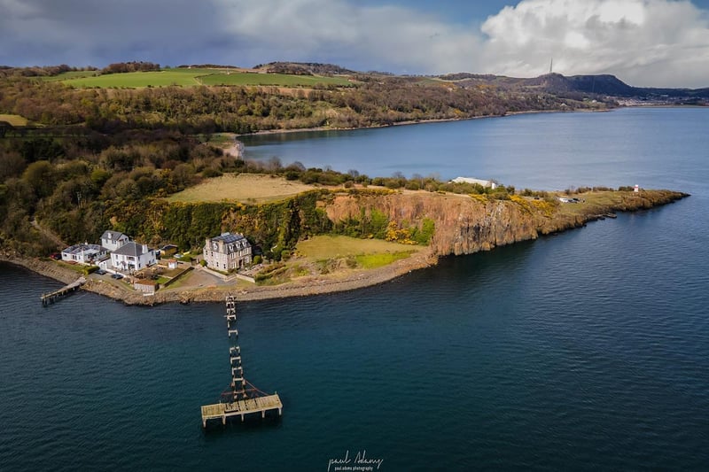 Paul Adams says he loves the coastline of Fife, particularly Hawkcraig Point, in Aberdour.