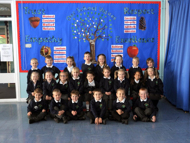 Year R Starters 2021 Ranvilles Infant School Oldbury Way Fareham - Butterflies Class. Picture: Alice Mills