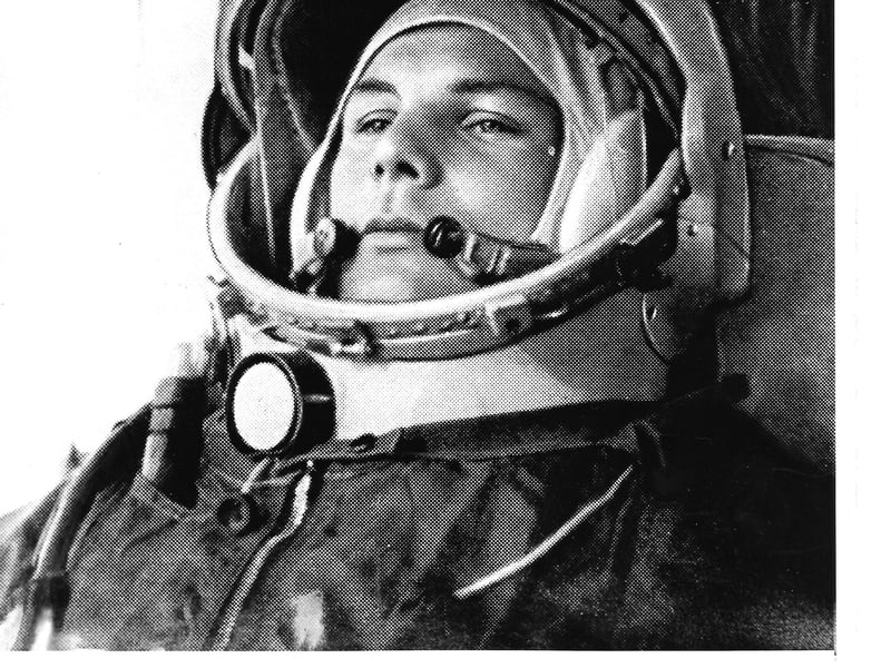 Yuri Gagarin (dated 12 April); the first human in space and in Earth orbit