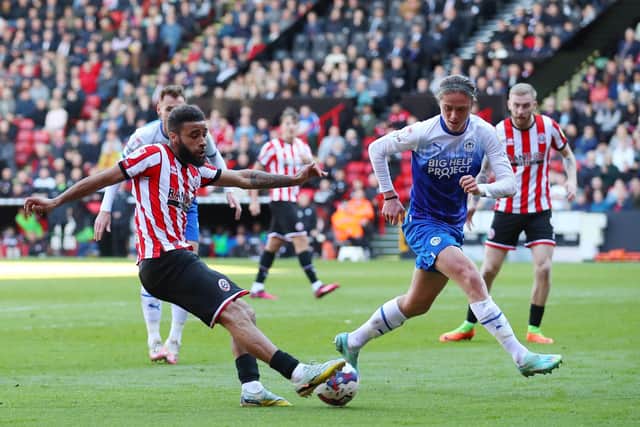 Jayden Bogle is thankful for the support his injured team mates at Sheffield United have provided: Simon Bellis / Sportimage