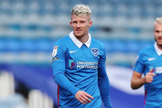 The midfielder was the first player through the door in January 2019, signing for a fee of £150,000 from Rochdale. Cannon was hampered by injury in his first season but has become a key player at PO4 - especially this season. He's fundamental in the engine room and somone Pompey will want to keep beyond his contract this summer. In total, Cannon's made 53 appearances, scoring once.
