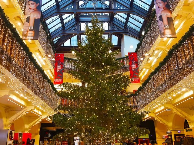 Sadly missed this year, this famous Christmas tree was a highlight of many shoppers in the capital.