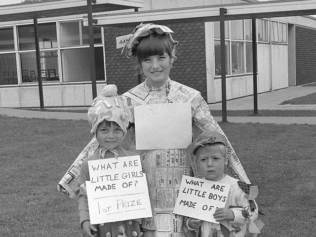 Do you recognise these prize winners from the 1972 carnival?