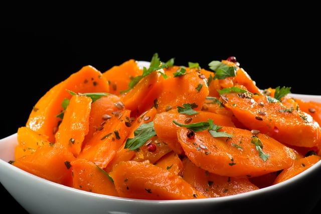 Carrots also rank in the bottom tier for festive favourites (Photo: Shutterstock)