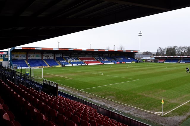 The Staggies' ground is regarded as second best for location with only a two minute walk or so from the train station.