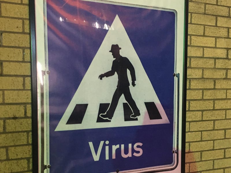A poster at Glasgow's SWG3 venue.