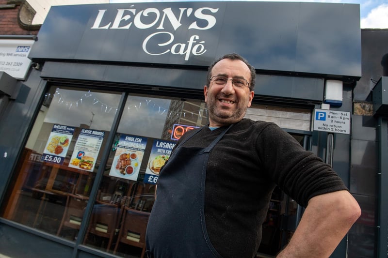 One of the most popular suggestions for the best cooked breakfast was Leon's Cafe, in Town Street, Armley, which is run by owner Leon Awane.