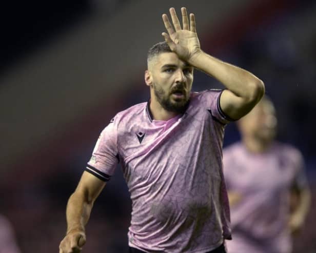 Sheffield Wednesday forward Callum Paterson scored his first goal of the season in a win at Wigan Athletic on Tuesday.