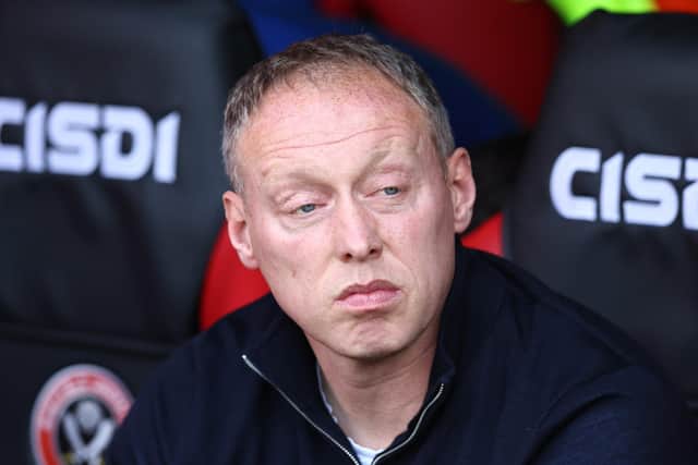 Steve Cooper manager of Nottingham Forest has warned his players that their tie against Sheffield United is far from over. Picture: Simon Bellis / Sportimage