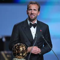 Sheffield United defender Matt Doherty celebrates with Harry Kane's after Ballon d'Or win