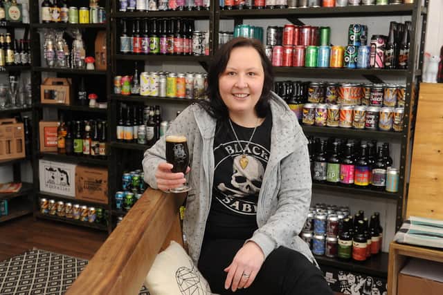 Jules Gray pictured at her shop Hop Hideout, in its former premises on Abbeydale Road. Picture: Scott Merrylees