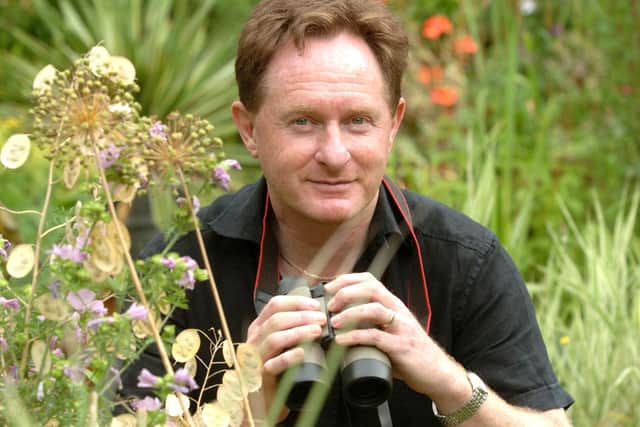 Pictured  in the garden  of his home on  School Lane, Norton, Sheffield is wildlife expert Prof Ian D Rotherham