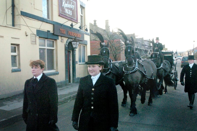 The Friendship pub on Tinsley Park Road should be restored, reckons Steven Ward. The pub is seen here at the funeral of former landlady Patricia Cooper in 2005