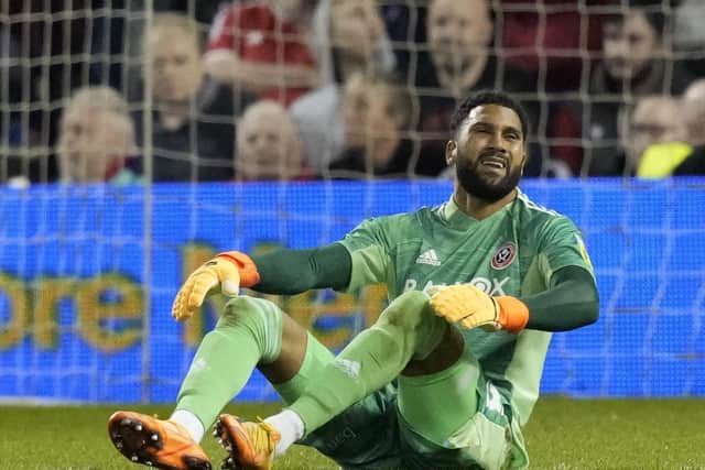 Wes Foderingham is training as usual with Sheffield United: Andrew Yates / Sportimage