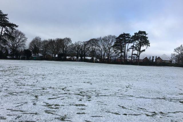 Snowy scenes in Swanmore. Picture: Rach Horn