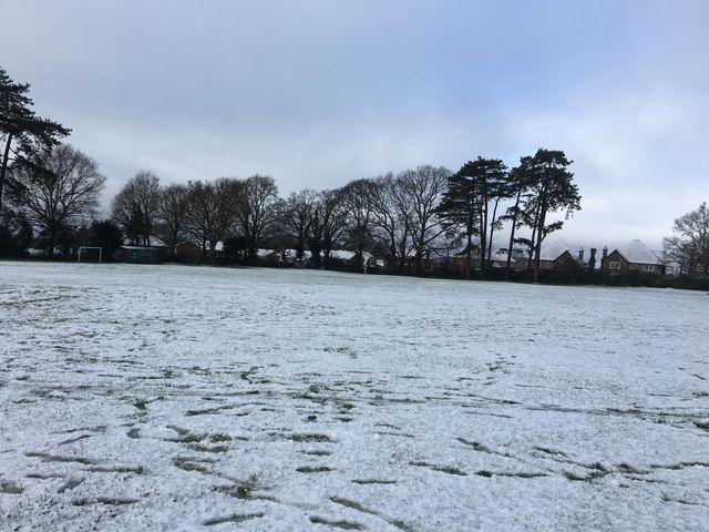 Snowy scenes in Swanmore. Picture: Rach Horn