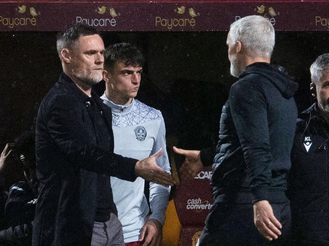 Graham Alexander hit out at referee Bobby Madden for his role in Motherwell’s draw with St Mirren at Fir Park. The Steelment led 2-0 before being pegged back with Eamonn Brophy scoring through a twice-taken penalty. Alexander said: “I can’t explain those decisions in an honest way. I don’t know what to say.” (Various)