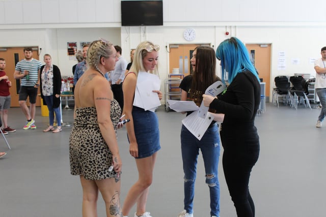 GCSE results day at Campsmount