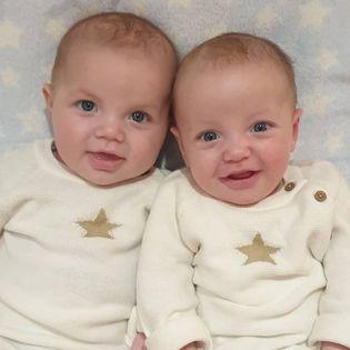 The adorable Doherty twins are from Polmont