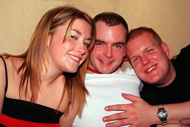 At Scream in Broomhill were: Katie, Baz and Roger, November 2003