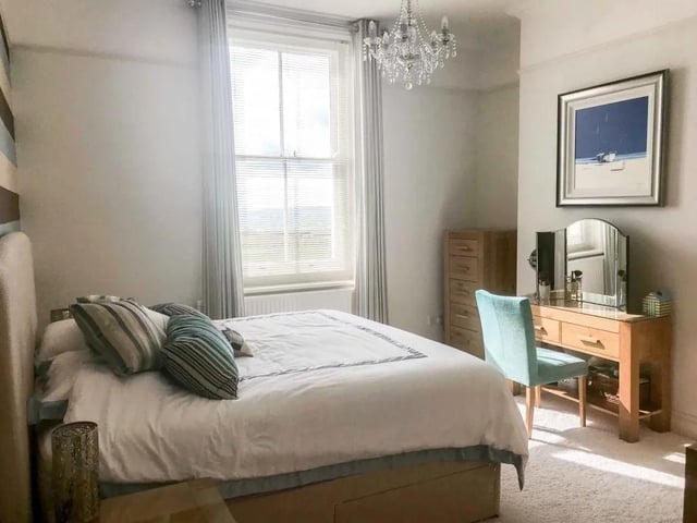 This four bedroom flat in Sea Front, Hayling Island, has gone on sale for £399,995. It is listed by Hugh Hickman and Son.