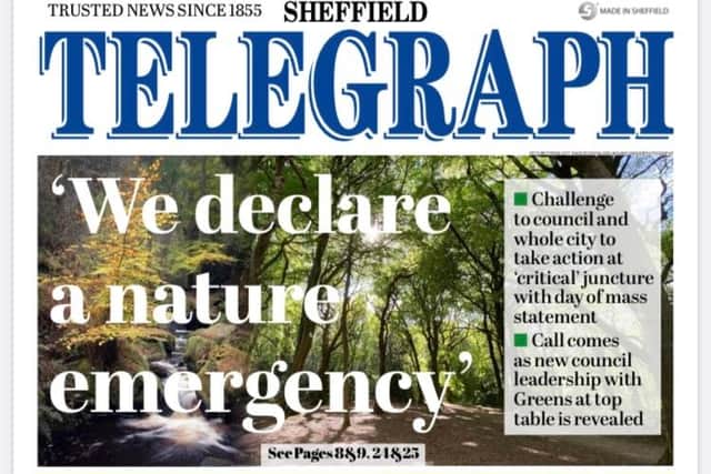 This year the Sheffield Telegraph has increased its climate change coverage - as well as bringing in new supplements, campaigns, columnists, a book club and more