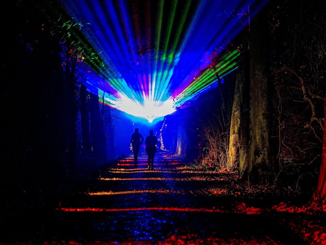 Hopetoun House grounds like you have never seen it before.